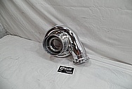 Borg Warner Aluminum Turbo Housing AFTER Chrome-Like Metal Polishing and Buffing Services