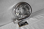 Borg Warner Aluminum Turbocharger Compressor Housing AFTER Chrome-Like Metal Polishing and Buffing Services / Restoration Services 