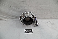 Holset Aluminum Turbocharger Compressor Housing AFTER Chrome-Like Metal Polishing and Buffing Services - Aluminum Polishing