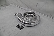 Precision Turbo Aluminum Turbo Housing AFTER Chrome-Like Metal Polishing - Aluminum Polishing