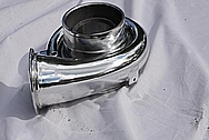 Aluminum Turbo Housing AFTER Chrome-Like Metal Polishing and Buffing Services