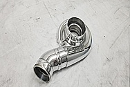 Precision Turbo Aluminum Turbo Housing AFTER Chrome-Like Metal Polishing and Buffing Services - Aluminum Polishing