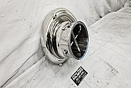 On 3 Performance Aluminum Turbo Housing AFTER Chrome-Like Metal Polishing and Buffing Services - Aluminum Polishing