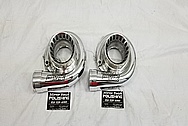 Precision Turbo Aluminum Turbo Housing AFTER Chrome-Like Metal Polishing and Buffing Services - Aluminum Polishing