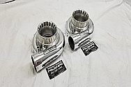 Precision Turbo Aluminum Turbo Housing AFTER Chrome-Like Metal Polishing and Buffing Services - Aluminum Polishing