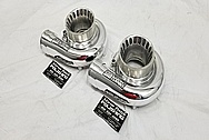 Precision Turbo Aluminum Turbo Housing AFTER Chrome-Like Metal Polishing and Buffing Services - Aluminum Polishing