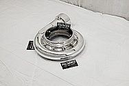 Aluminum Cast Turbo Housing AFTER Chrome-Like Metal Polishing and Buffing Services - Aluminum Polishing 