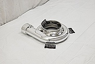 Aluminum Cast Turbo Housing AFTER Chrome-Like Metal Polishing and Buffing Services - Aluminum Polishing 