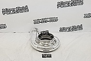 6,000 Horsepower PRI Show Aluminum Cast Turbo Housing AFTER Chrome-Like Metal Polishing and Buffing Services - Aluminum Polishing 