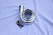 Medium Sized Aluminum Turbo Housing AFTER Chrome-Like Metal Polishing and Buffing Services