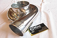 Precision Turbo Aluminum Turbo Housing AFTER Chrome-Like Metal Polishing and Buffing Services