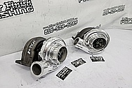 Borg Warner Aluminum Turbo Compressor Housing AFTER Chrome-Like Metal Polishing and Buffing Services / Restoration Services - Aluminum Polishing - Turbo Polishing