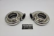 Borg Warner Aluminum Turbo Compressor Housing BEFORE Chrome-Like Metal Polishing and Buffing Services / Restoration Services - Aluminum Polishing - Turbo Polishing - Custom Paint 