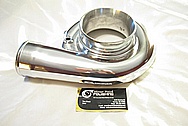 Aluminum Precision Turbo Housing AFTER Chrome-Like Metal Polishing and Buffing Services