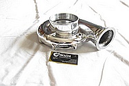 Precision Turbo Aluminum Housing AFTER Chrome-Like Metal Polishing and Buffing Services