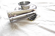 Precision Turbo Aluminum Housing AFTER Chrome-Like Metal Polishing and Buffing Services