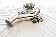 Toyota Supra 2JZ-GTE 3.0L Engine Aluminum Turbo Compressor Housing AFTER Chrome-Like Metal Polishing and Buffing Services