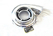 Aluminum Turbo Compressor Housing AFTER Chrome-Like Metal Polishing and Buffing Services