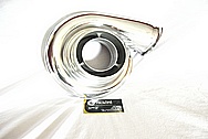 Borg Warner Aluminum Turbo Housing AFTER Chrome-Like Metal Polishing and Buffing Services