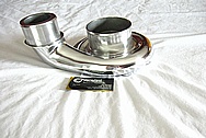 Aluminum Turbo Housing AFTER Chrome-Like Metal Polishing and Buffing Services