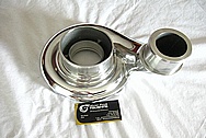 Aluminum Turbo Housing AFTER Chrome-Like Metal Polishing and Buffing Services