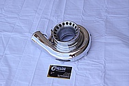 Aluminum Precision Turbo Housing AFTER Chrome-Like Metal Polishing and Buffing Services