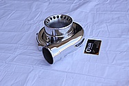 Aluminum Precision Turbo Housing AFTER Chrome-Like Metal Polishing and Buffing Services