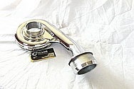 Aluminum Borg Warner Turbo Housing AFTER Chrome-Like Metal Polishing and Buffing Services