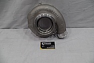 Garrett Aluminum Turbo Housing BEFORE Chrome-Like Metal Polishing and Buffing Services