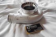 Precision Turbo Aluminum Turbo BEFORE Chrome-Like Metal Polishing and Buffing Services