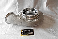 Borgwarner Aluminum Turbo BEFORE Chrome-Like Metal Polishing and Buffing Services