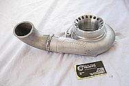 Precision Turbo Aluminum Turbo Housing BEFORE Chrome-Like Metal Polishing and Buffing Services