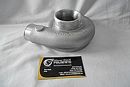 Aluminum Turbo Housing BEFORE Chrome-Like Metal Polishing and Buffing Services