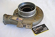 Dodge Diesel Truck Aluminum Holset Turbo Housing BEFORE Chrome-Like Metal Polishing and Buffing Services