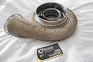 Aluminum Turbo BEFORE Chrome-Like Metal Polishing and Buffing Services