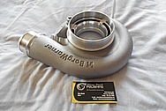 Borg Warner Aluminum Turbo Housing BEFORE Chrome-Like Metal Polishing and Buffing Services