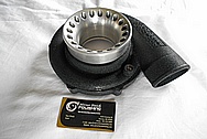 Aluminum Turbo Housing BEFORE Chrome-Like Metal Polishing and Buffing Services
