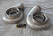 Aluminum Turbo Housing BEFORE Chrome-Like Metal Polishing and Buffing Services