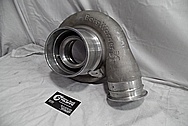 Borg Warner Aluminum Turbo Housing BEFORE Chrome-Like Metal Polishing and Buffing Services