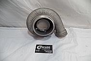 Garrett Aluminum Turbo Housing BEFORE Chrome-Like Metal Polishing and Buffing Services