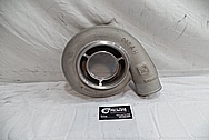 Borg Warner Aluminum Turbocharger Compressor Housing BEFORE Chrome-Like Metal Polishing and Buffing Services / Restoration Services 