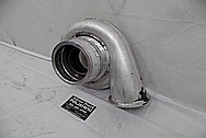 TWO Precision Turbo Aluminum Turbo Housings BEFORE Chrome-Like Metal Polishing - Aluminum Polishing