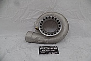 Precision Turbo Aluminum Turbo Housing BEFORE Chrome-Like Metal Polishing - Aluminum Polishing Services 