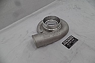 Precision Turbo Aluminum Turbo Housing BEFORE Chrome-Like Metal Polishing - Aluminum Polishing Services