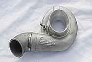 Aluminum Turbo Housing BEFORE Chrome-Like Metal Polishing and Buffing Services