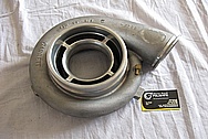 Aluminum Turbo Compressor Housing BEFORE Chrome-Like Metal Polishing and Buffing Services