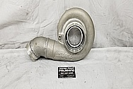 Precision Turbo Aluminum Turbo Housing BEFORE Chrome-Like Metal Polishing and Buffing Services - Aluminum Polishing