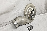 Precision Turbo Aluminum Turbo Housing BEFORE Chrome-Like Metal Polishing and Buffing Services - Aluminum Polishing