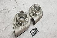 Precision Turbo Aluminum Turbo Housing BEFORE Chrome-Like Metal Polishing and Buffing Services - Aluminum Polishing