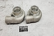 Precision Turbo Aluminum Turbo Housing BEFORE Chrome-Like Metal Polishing and Buffing Services - Aluminum Polishing